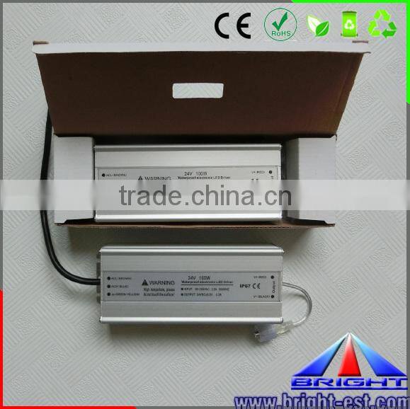 Constant current 12-250W led driver, 12V IP67 waterproof power adapter for led light