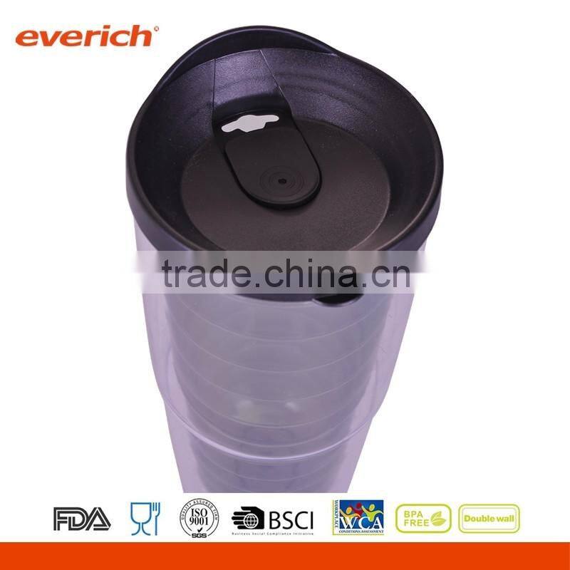 30oz tritan double wall Plastic juice tumbler with slide lid