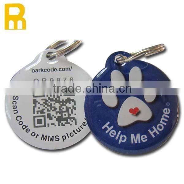 Customized anodized aluminum blank pet tags or dog tag