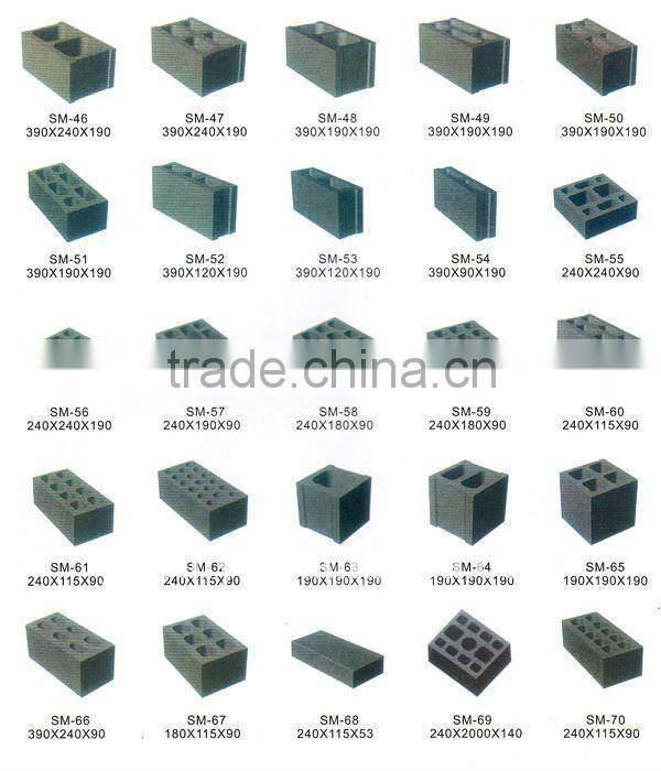 QT40-3B small investment concrete design layout for hollow block