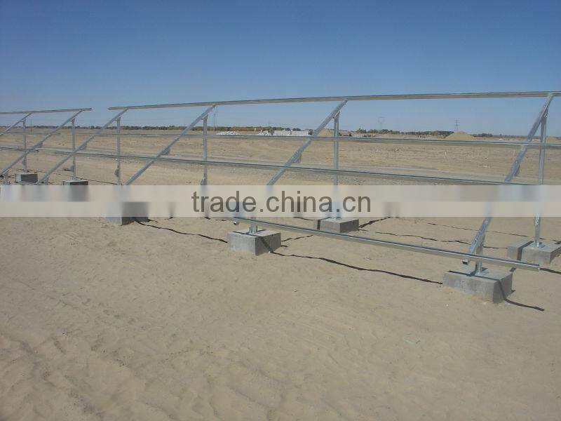 pvsolver ground mounted solar rack system