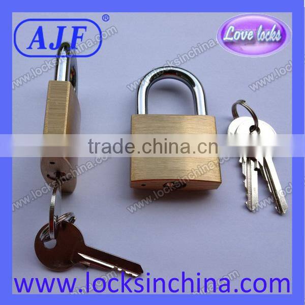AJF 40MM high quality and security brass padlock normal shackle or long shackle