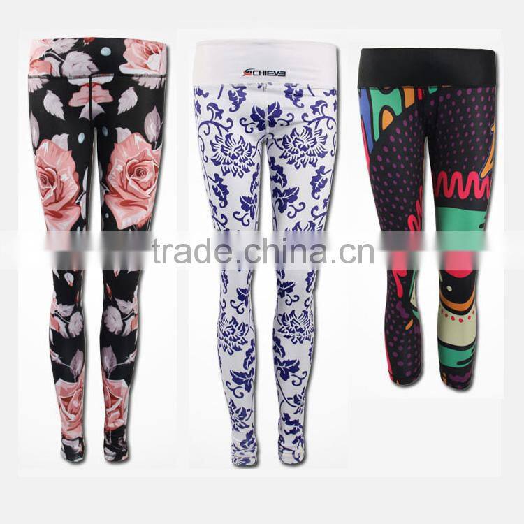 100% polyester yoga leggings,custom seamless women wholesale yoga pants