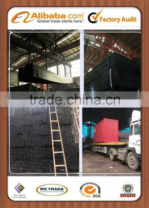 Thin Wall Steel Square Tubing/furniture Rectangular Welding Square Steel/black Iron Pipe Weights