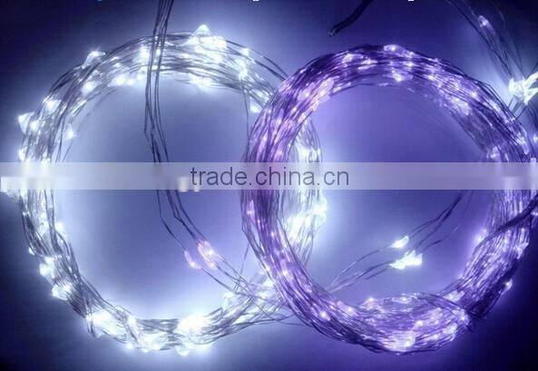 2XAA battery wholesale new design copper wire mini LED waterproof Christmas electric garland