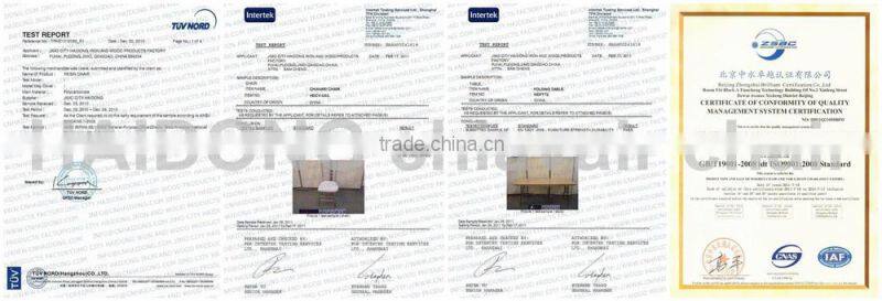 Banquet round folding table for event