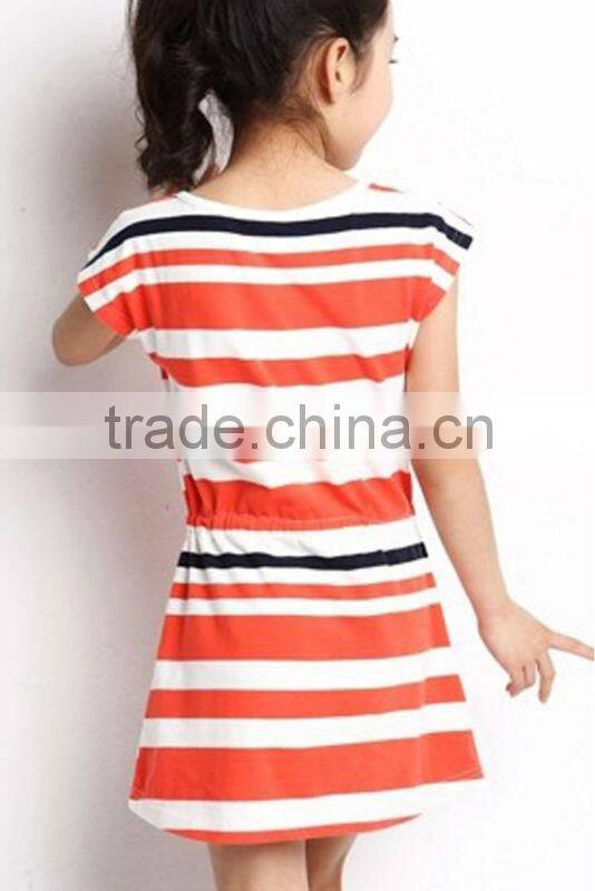Casual stripe skirt with waistband custom (YCT-C0093)