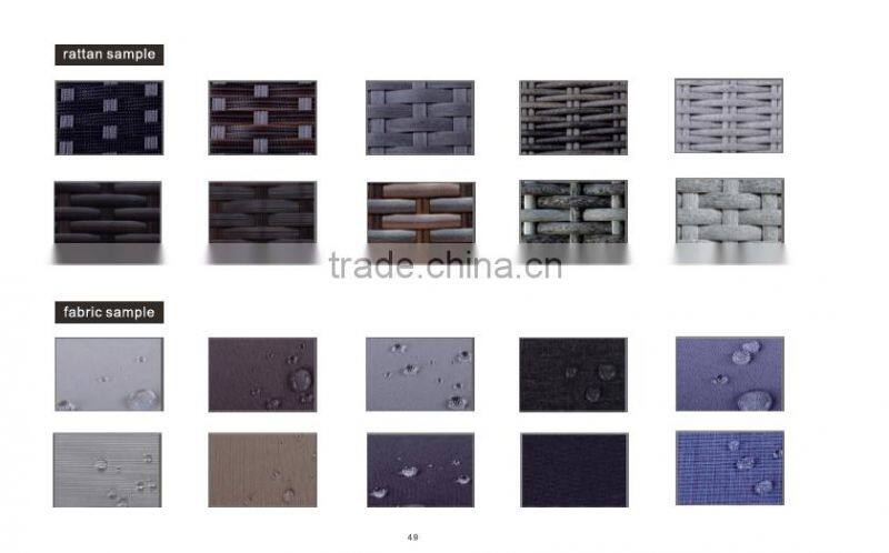2016 Northern Europe style outdoor UV resistant rattan effect garden furniture