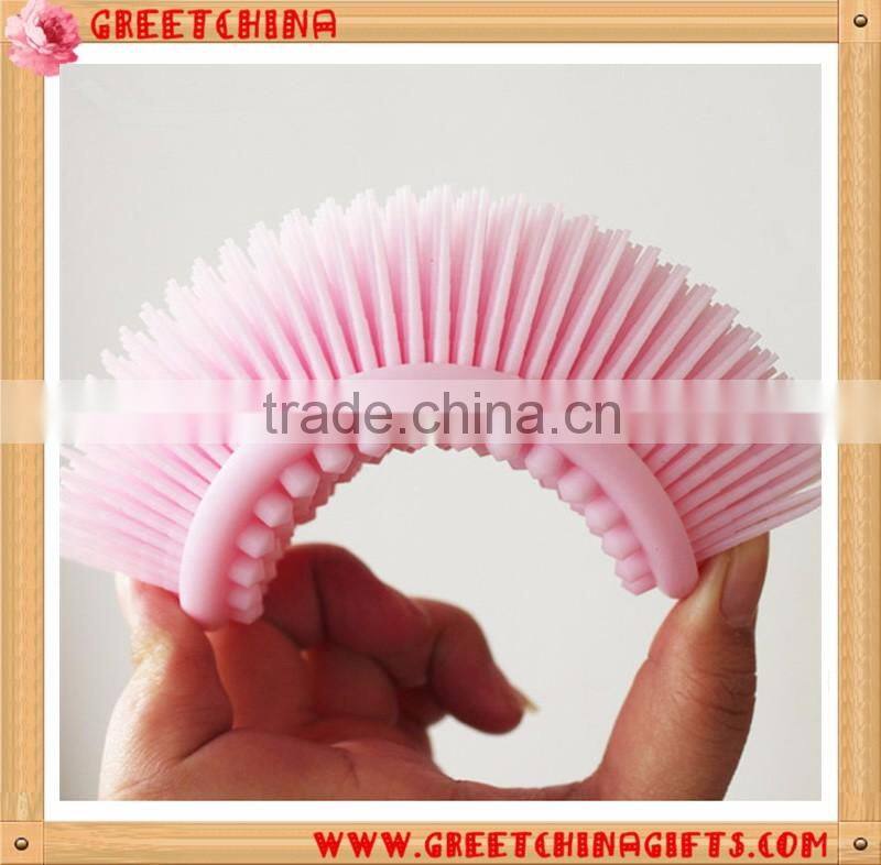 Shampoo Brush, Silicone Baby Head Massage Hair Comb Wholesale for Baby
