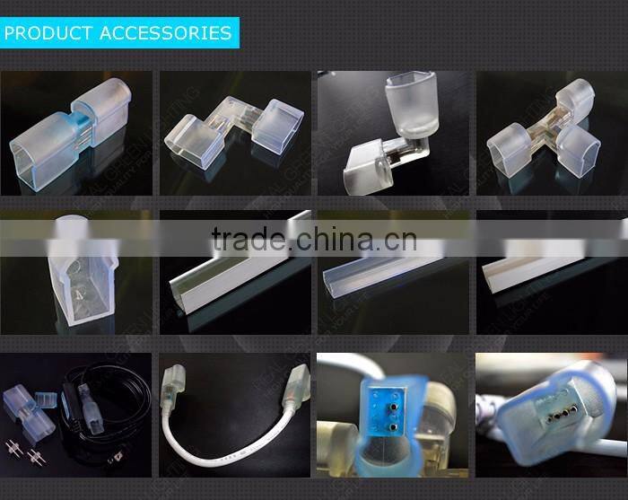 Pure White IP68 Full Waterproof LED Neon Flex Light 24V