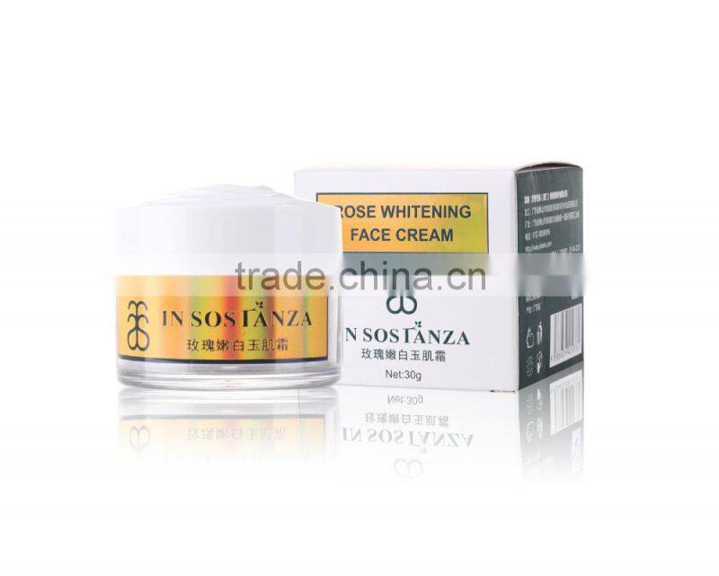 factory price Multi-function Beauty Face Rose whitening Cream