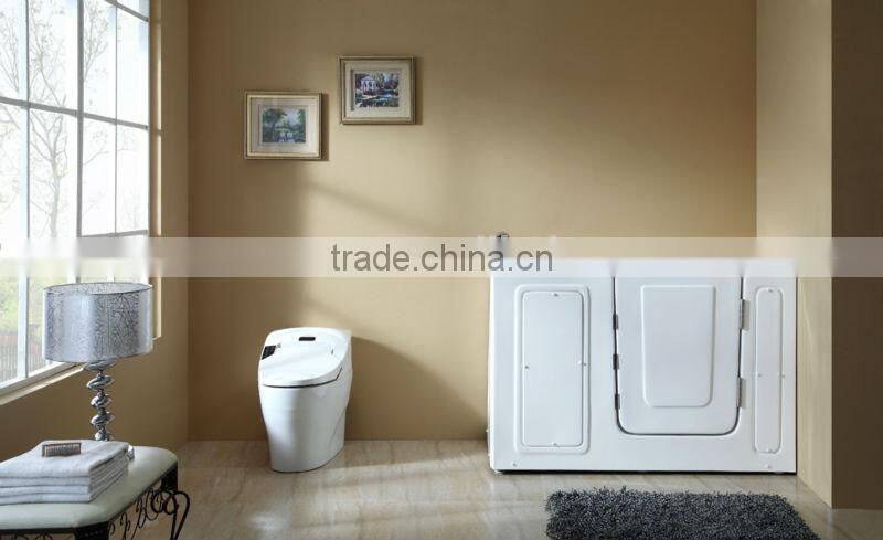 2016 foshan Massage Function Corner tub Safety Step in walk in tub