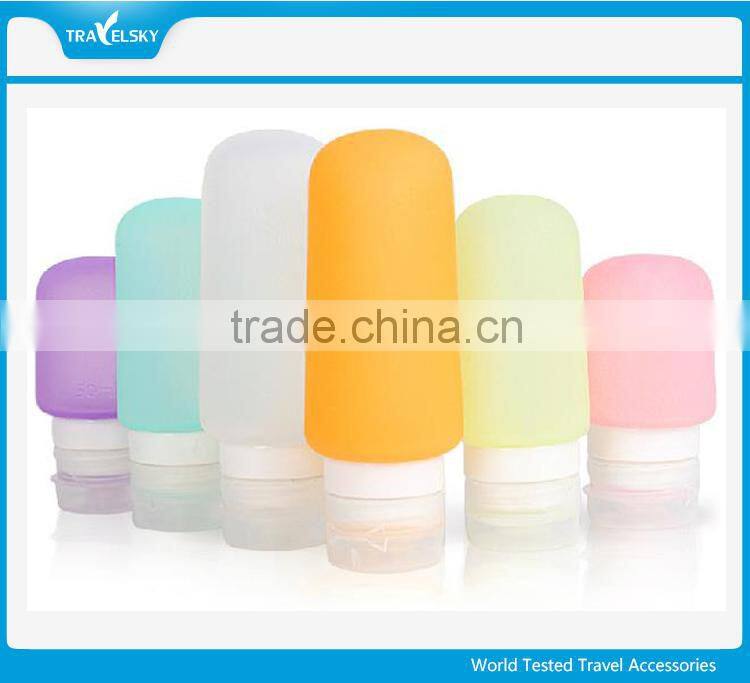 Portable mini travel set silicone travel bottle