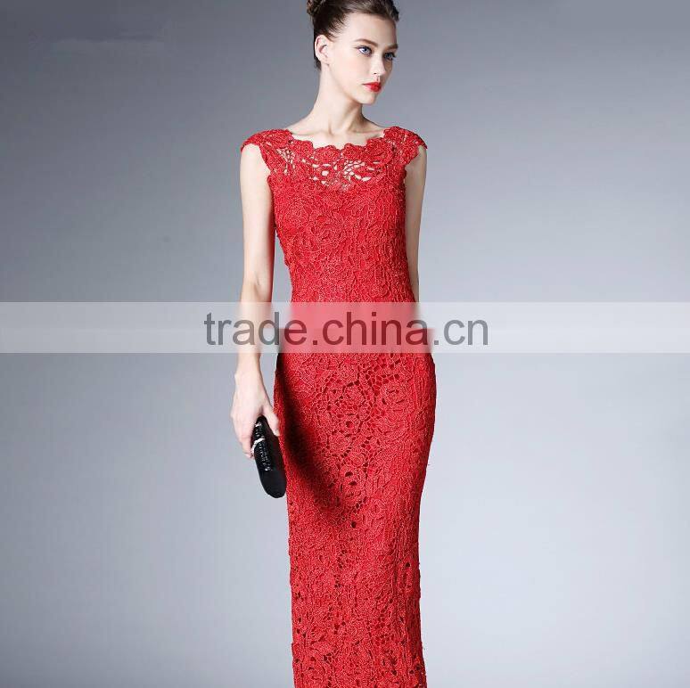 elegant one piece designer party dress imported from china