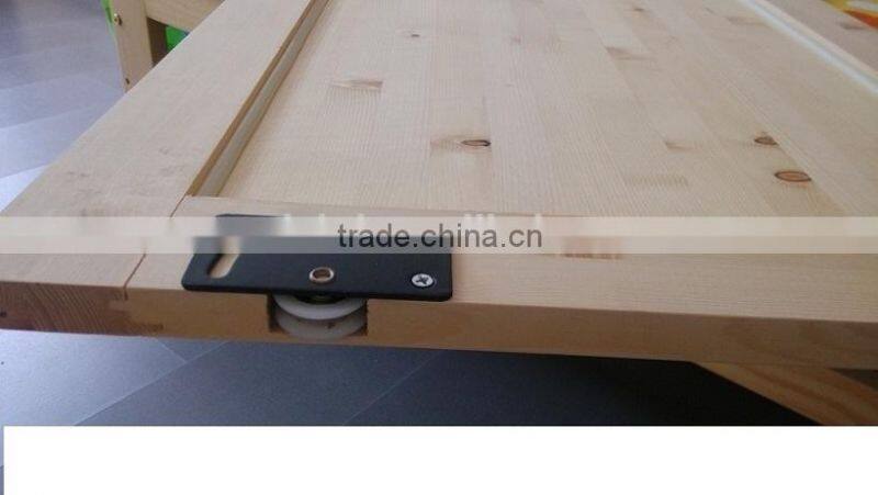Imported pine wood two-door wardrobe,back panel with wood veneerveneer