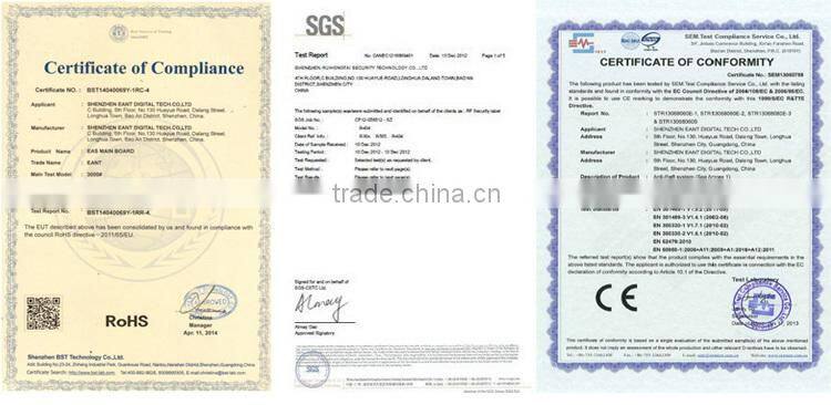 Hot sell 8 ports multiple phone security system display