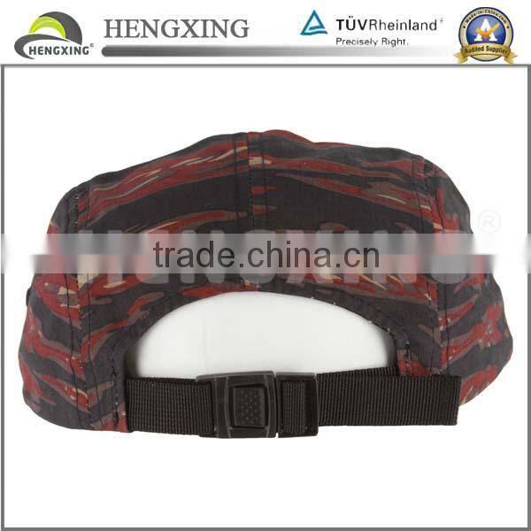 Blank Cotton Embroidery 5-Panel Flat Brim Ladies Leisure Hats