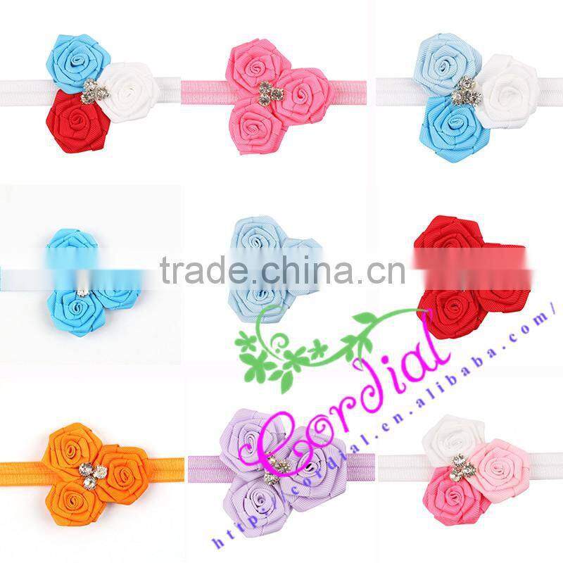 High Quality Shabby Chiffon Flower Trim,Chiffon Hair Flowers,Chiffon Flower Headband Cheap Wholesale