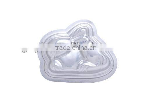 Aluminum non stick custom flower,pineapple, rabbit shape cake molds