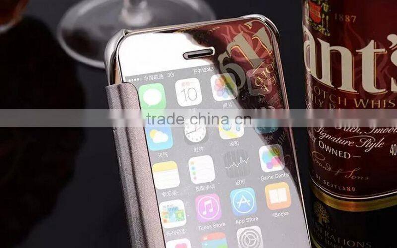Hot Selling UV Painting Flip Smart Cover For iPhone 6