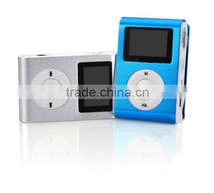Wholesale 1.1inch LCD Screen Clip Mp3 Player With FM Function