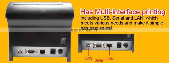 POS 80mm Thermal Receipt Printer Serial/USB/Ethernet/WIFI Driver Price ITPP011