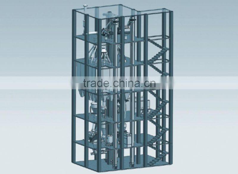 Low investment 4-6tph animal feed pellet line plant