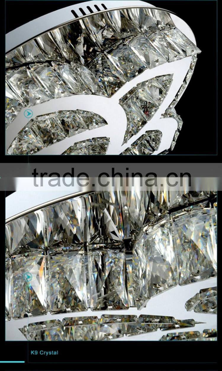 Flower Shaped 220V Crystal Ceiling Lamp Round Wholesale Ceiling Lamp