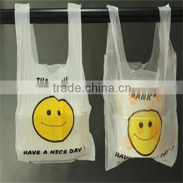 Cheap PE eco-friendly shopping tote bag with logo