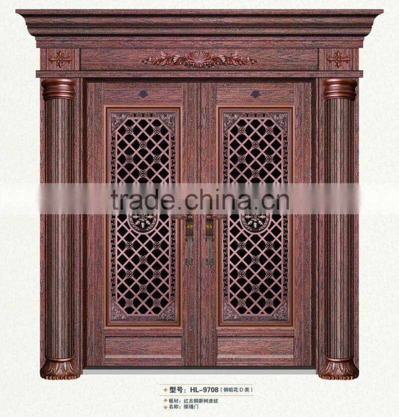 High Quanlity Cheap Turkey style stainless security steel door seam door