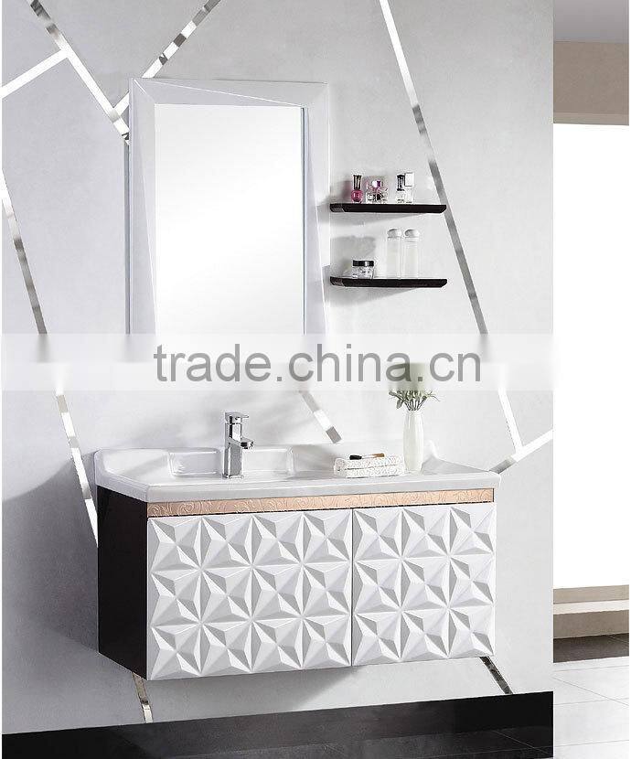 ROCH 8006 Spain Design Wooden Bathroom Vanity Furniture With Cabinet