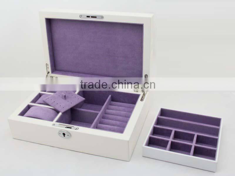 custom logo printed wooden jewelry boxes