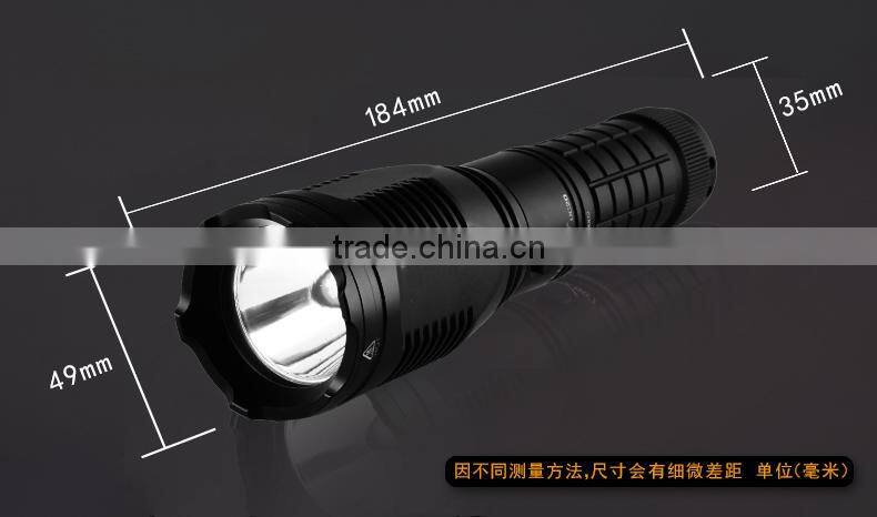 High lumen army torch tactical flashlight from Tank007 factory