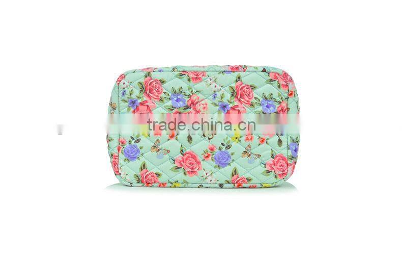 High quality waterproof polyester material fancy fashion lunch bag women