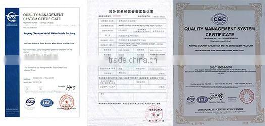 Low Price Hot Dipped Galvanized Razor Barbed Wire Coil For Fencing