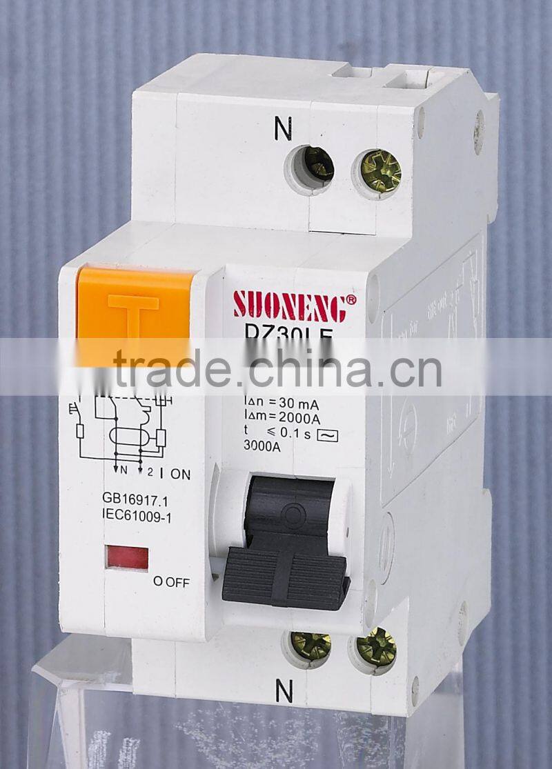 dpn vigi mcb 1p+n 1p n mcb mcb dz30le