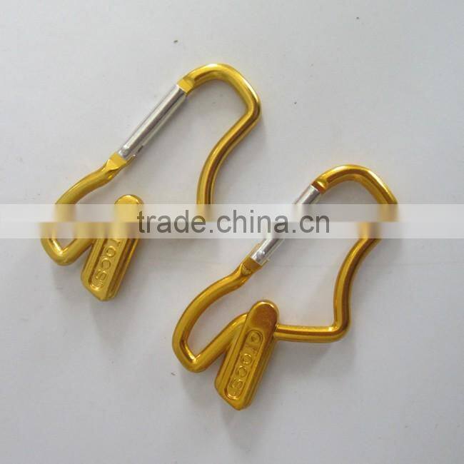 Carabiner Screw Lock Hanging Padlock Key Chain