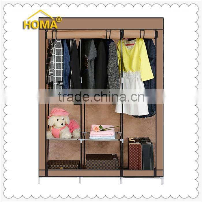 Modern apperance color folding fabric wardrobe for storage