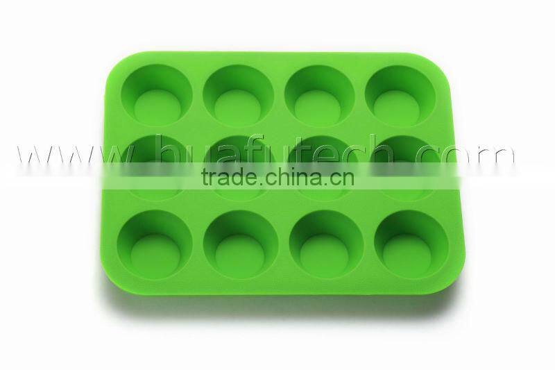 12 cup silicone cake mold silicone muffin pans