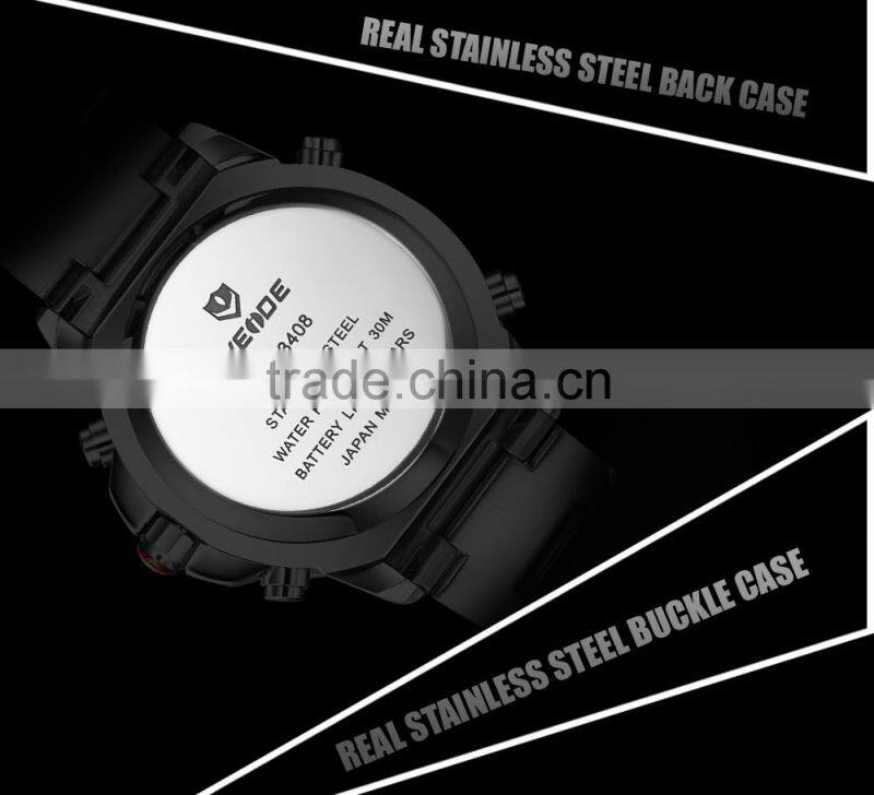 China Watch Factory Analog Lcd 30M Waterproof Watch Sport Men Smart Watch WH3408