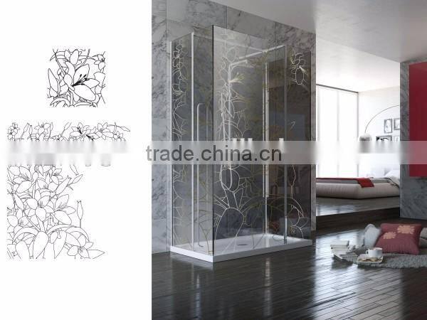 Frameless Tempered Glass Bathroom Window Glass Types