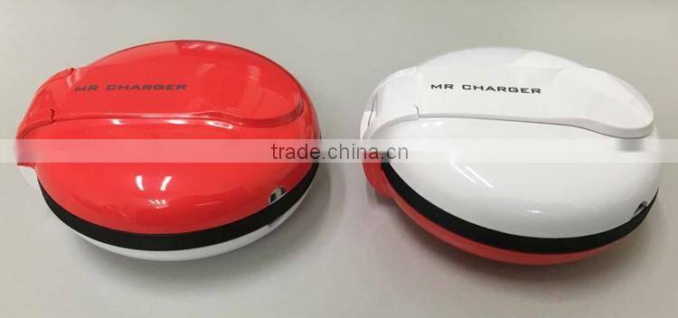 2016 Top Selling Products Ball Shaped 3000mAh Pokeball Pokemon Power Bank