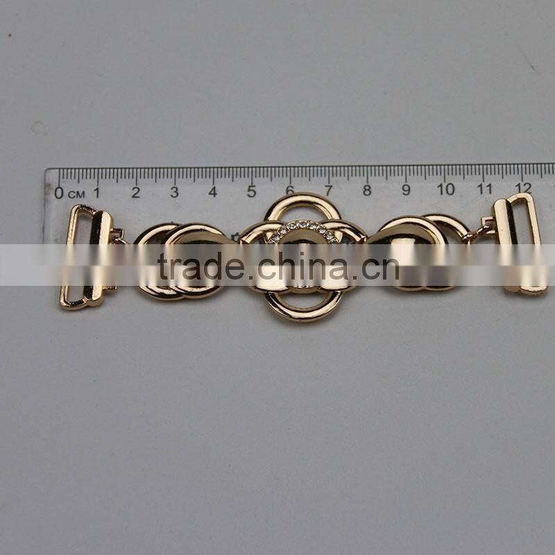 Zinc alloy metal belt buckle for garment, metal chain buckle for bag and shoe