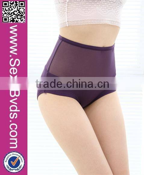2015 New Hot Sale Breathable High Waist Women Panties Purple