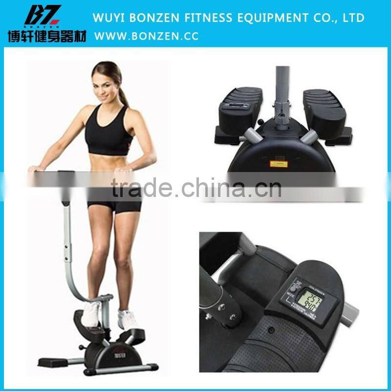 Whole Body Fitness Stepper With Handle Bar Cardio Twister Exercise Machine