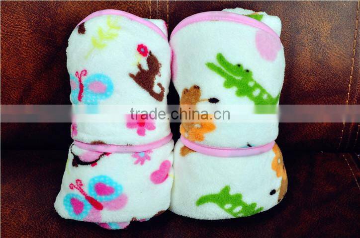 super soft animal print coral fleece baby beagle blanket