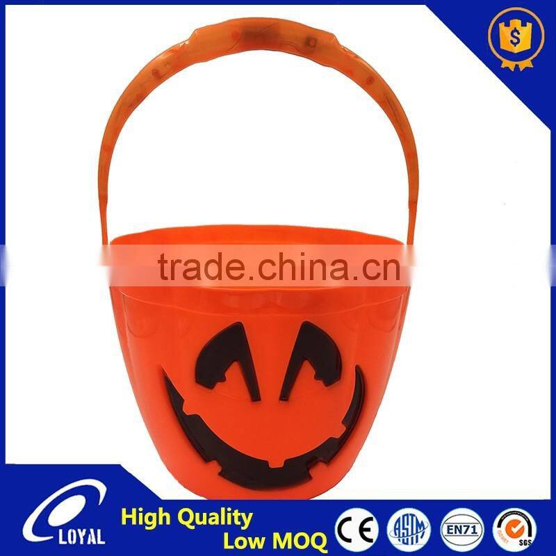Halloween Pumpkin Bucket With Led Light
