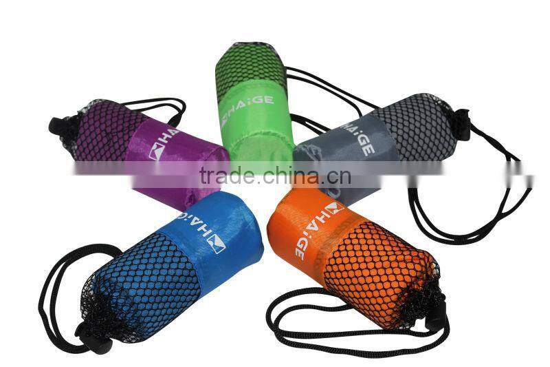 Microfiber beach towel backpack