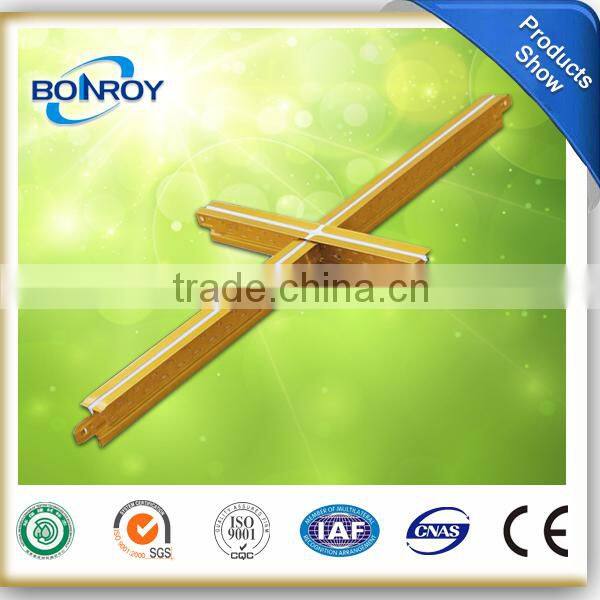 Galvanized Steel Ceiling Black Groove T Grid