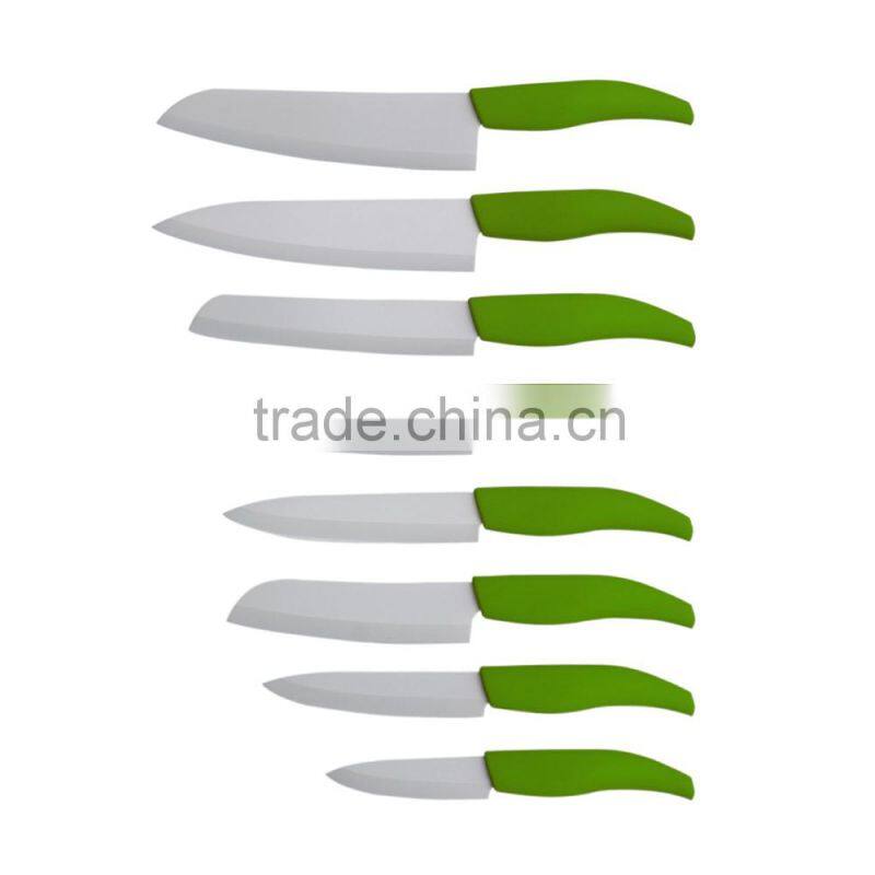 Colorful handle Zirconia Knife 3" Fruit knife, 4" Paring Knife, 5" Utility Knife, 6" Chef Knife, 7" Chef Knife Kitchen Knives